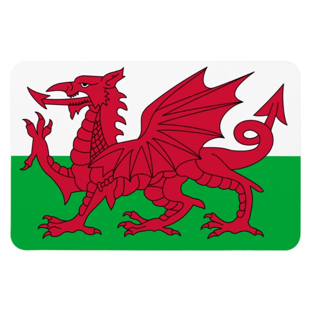 Wales Flag Magnet (Horizontal)