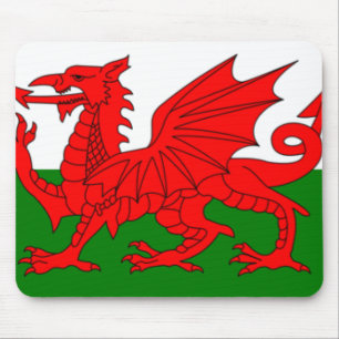 Wales Flag Mousepad
