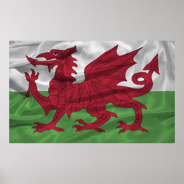 Wales Flag Poster (Front)