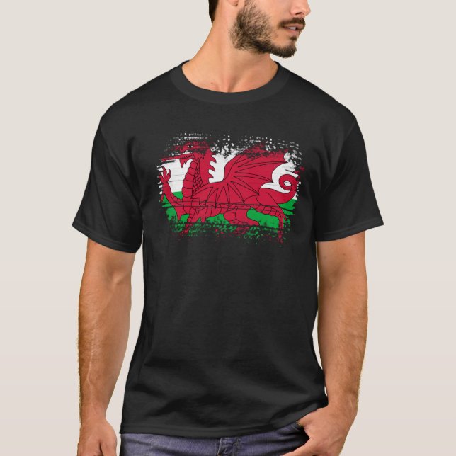 Wales flag  T-Shirt (Front)