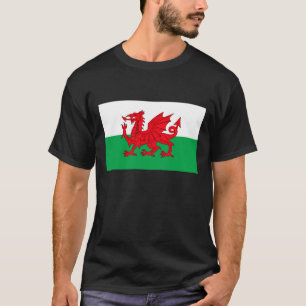WALES FLAG  t-shirt