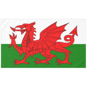  Wales flag Welsh red dragon Tablecloth