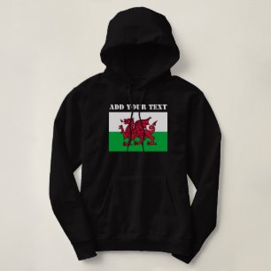 Wales Flag World Cup 2022 Football Soccer Hoodie