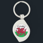 Wales Flag World Cup 2022 Red dragon Cymru Key Ring<br><div class="desc">Wales flag. World cup 2022 Qatar. Wales keychain United Kingdom. Patriotic flag. Gift for him.</div>
