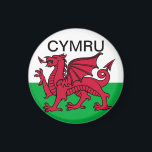 Wales Flag World Cup 2022 Red dragon Cymru  Magnet<br><div class="desc">Wales flag. World cup 2022 Qatar. Red dragon,  Cymru. Wales magnet. United Kingdom. Patriotic flag. Gift for him.</div>