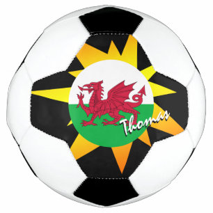 Wales Football & Welsh Flag / BANG