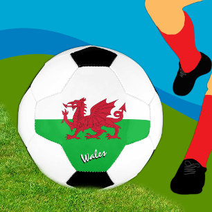 Wales Football & Welsh Flag, Cymru / Sports