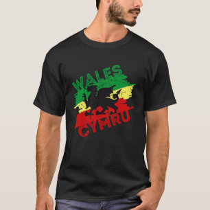 Wales  for men women kids St David's Day Welsh Dra T-Shirt