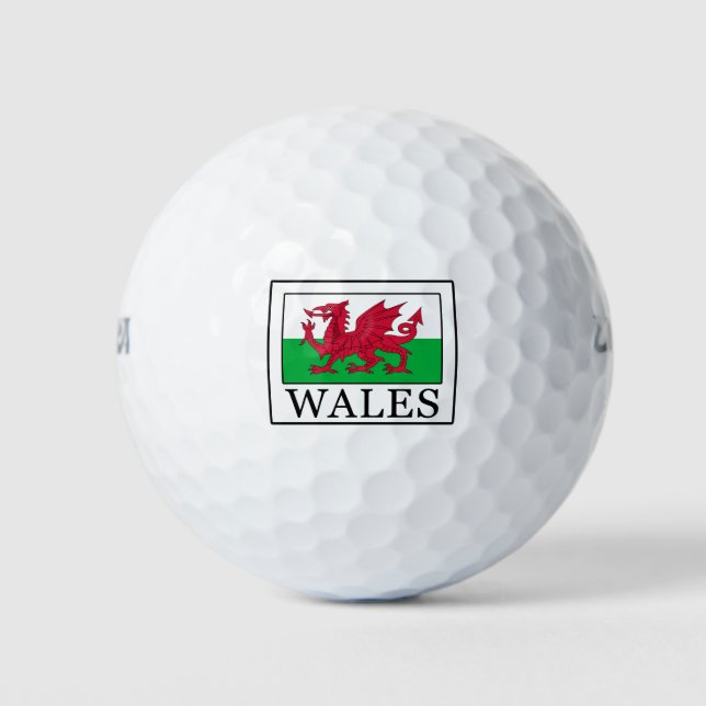 Wales Golf Balls (Front)