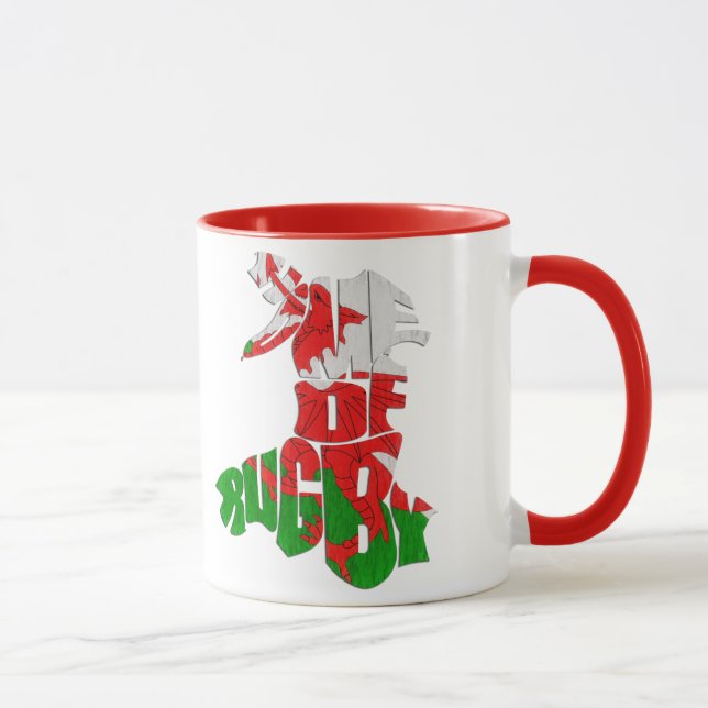 Wales Home of Rugby Mug (Right)
