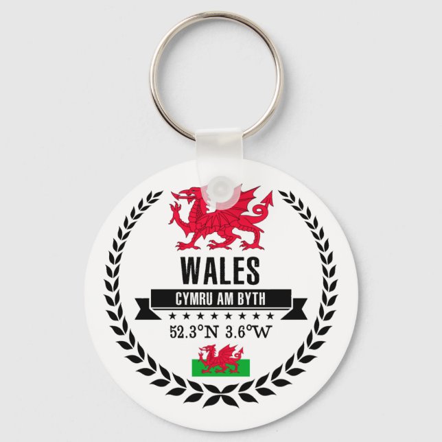 Wales Key Ring (Front)
