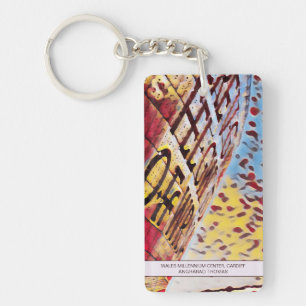 Wales Millennium Centre Cardiff Personalised Name Key Ring