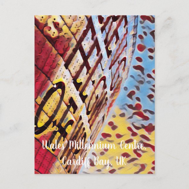 Wales Millennium Centre Cardiff, UK Postcard (Front)