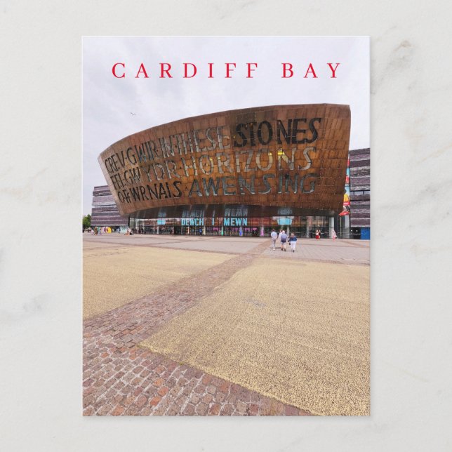 Wales Millennium Centre view postcard (Front)