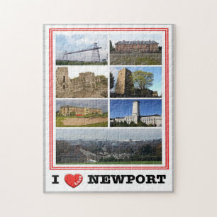 Wales - Newport - I Love - Jigsaw Puzzle