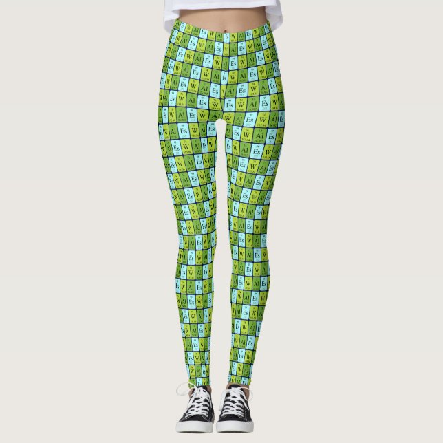 Wales patriotic periodic table word leggings (1) (Front)
