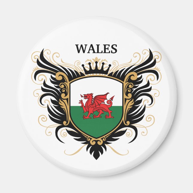 Wales [personalise] magnet (Front)