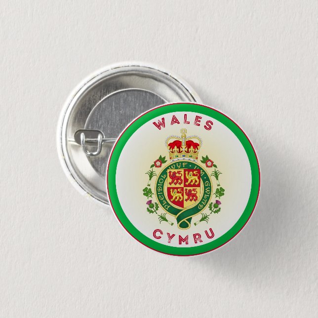 Wales Royal Badge Circle Shape  (Front & Back)
