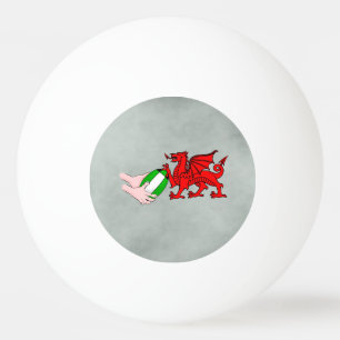 Wales Rugby Team  Dragon With Rugby Ball