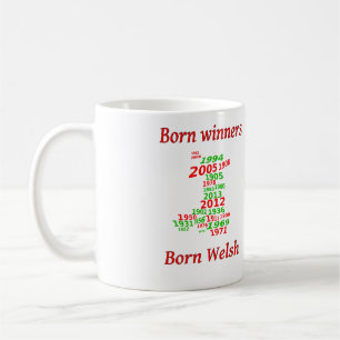 Wales rugby the winning years coffee mug