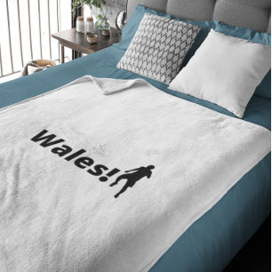 Wales Soccer Fleece Blanket