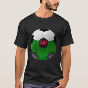 Wales Soccer Football Flag Boys Kids Girls T-Shirt
