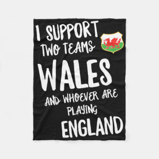 Wales Supporter Funny Welsh Rug  Fleece Blanket