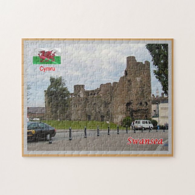 Wales - Swansea - Jigsaw Puzzle (Horizontal)