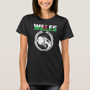 Wales Table Tennis   Welsh Ping Pong Team Supporte T-Shirt