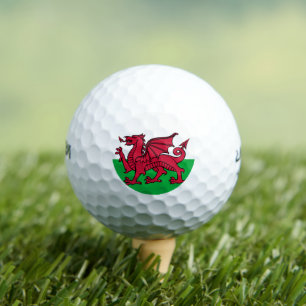 Wales UNOTED Kingdom Flag Football Soccer Golf Balls