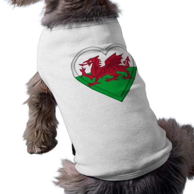 Wales Welsh flag cymru dragon Shirt (Back)
