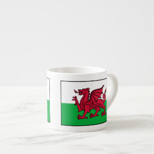 Wales -Welsh Flag Espresso Cup