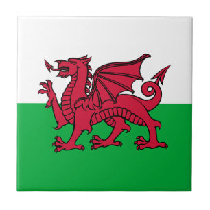 Wales -Welsh Flag Tile
