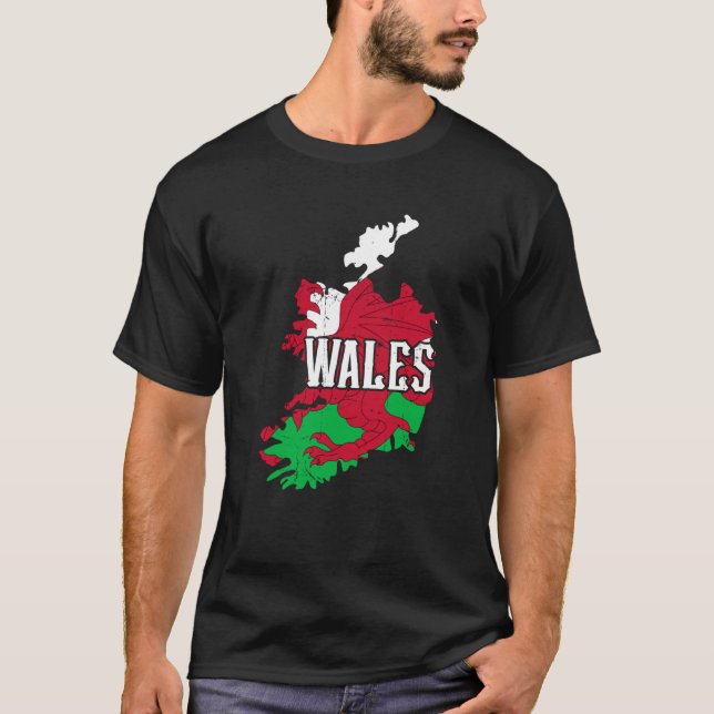Wales  Welsh Home Pride T-Shirt (Front)