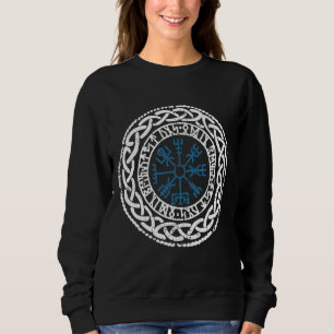 Walhalla Compass Vegvisir Viking Celts German Viki Sweatshirt