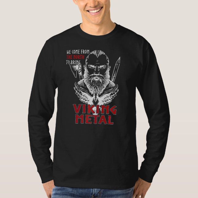 Walhalla & Vikinger I Valhalla & Rock I Viking Met T-Shirt (Front)