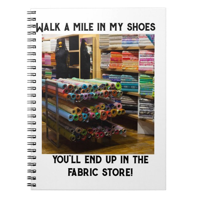 Walk a mile in my shoes notebook (Front)