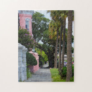 Walk Along Rainbow Row Jigsaw Puzzle