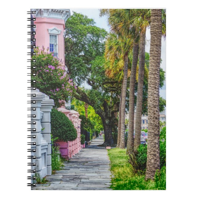 Walk Along Rainbow Row Notebook (Front)