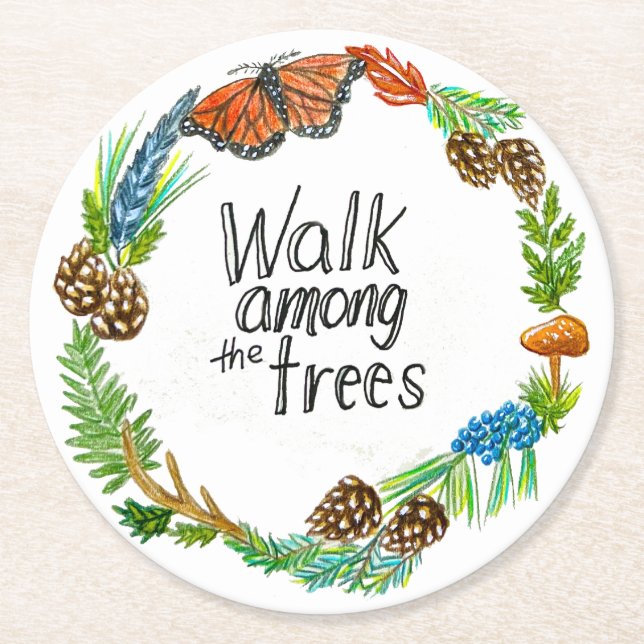 Walk Among the Trees Coaster Set (Front)
