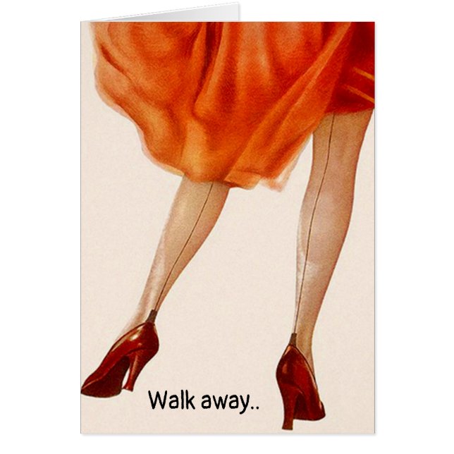 Walk away and never look back break-up support (Front)