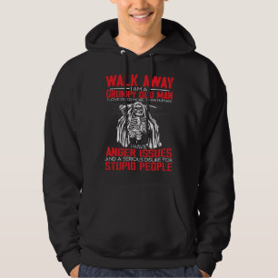 Walk Away I Am A Grumpy Old Man I Love Dogs More T Hoodie