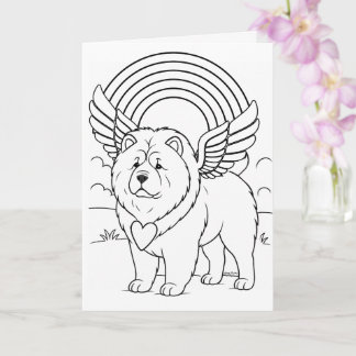 WALK BESIDE US Chow sympathy Card