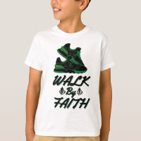 Walk By Faith Bible Quote Boy's
