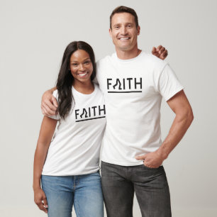 Walk by faith - christian T-Shirt