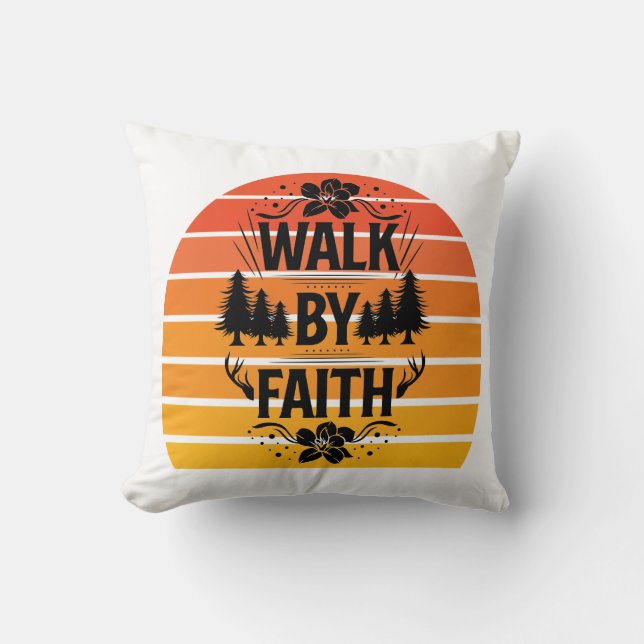 Walk By Faith Cushion (Front)
