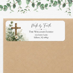 Walk by Faith Eucalyptus Cross Christian Return
