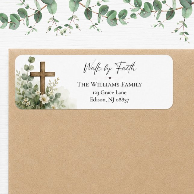Walk by Faith Eucalyptus Cross Christian Return (Creator Uploaded)