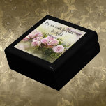 Walk by Faith Keepsake Box<br><div class="desc">Beautiful lacquered wood gift box with a ceramic tile inset featuring the inspiring scripture “For we walk by faith,  not by sight.” — 2 Corinthians 5:7. A thoughtful keepsake for jewellery,  trinkets,  or small treasures. A heartfelt gift of encouragement and faith for birthdays,  graduations,  or just because.</div>