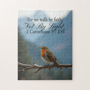 Walk by Faith Not by Sight 2 Corinthians 5:7 Jigsaw Puzzle